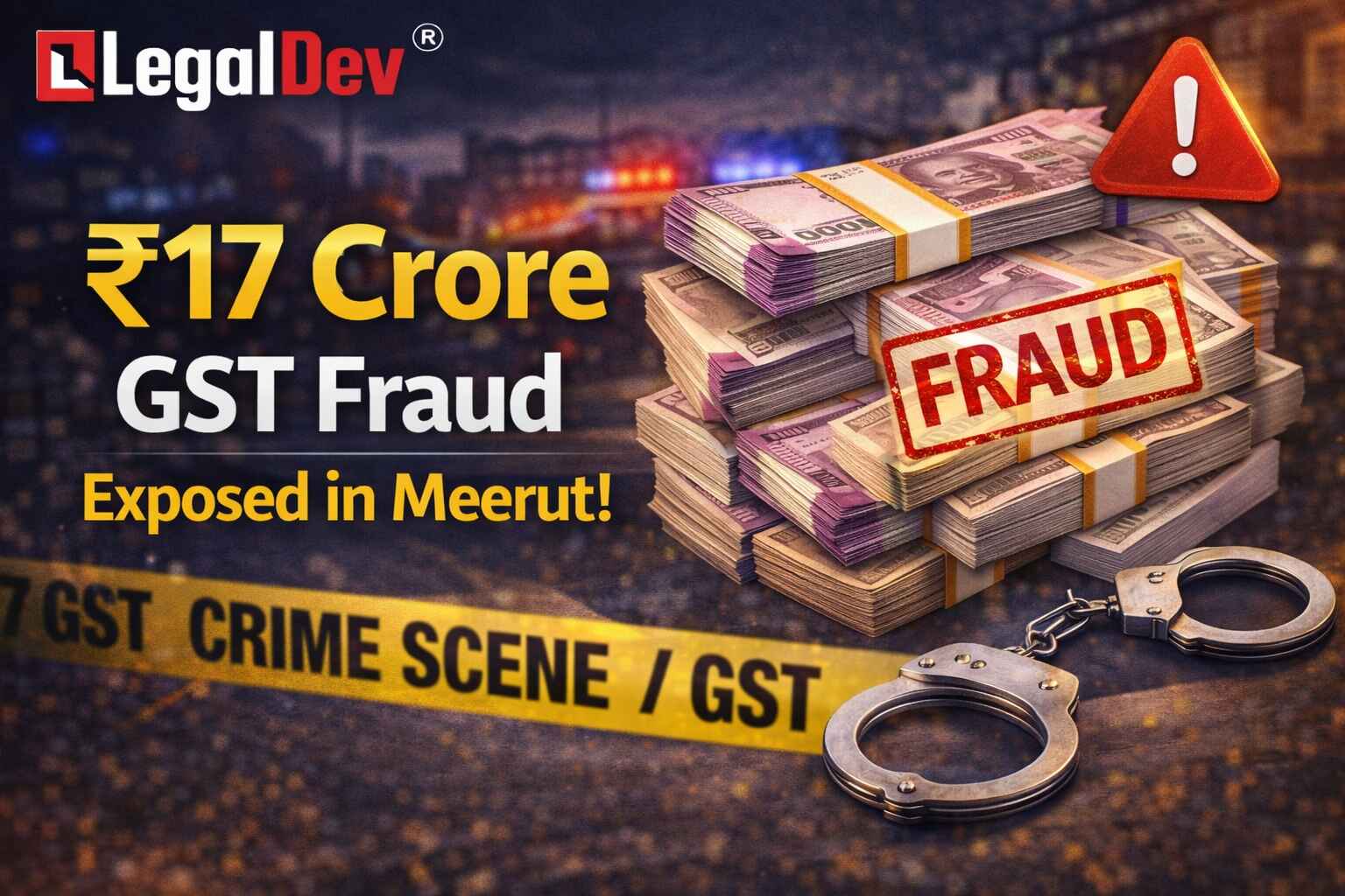 Meerut GST Fraud: ₹17 Crore Tax Scam Busted, Fake Firms and Paper Transactions Exposed